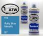 Preview: Kia, Rally Blue Metallic, B7: 400ml Sprühdose + 400ml Klarlack - Set, von ATW Autoteile West.